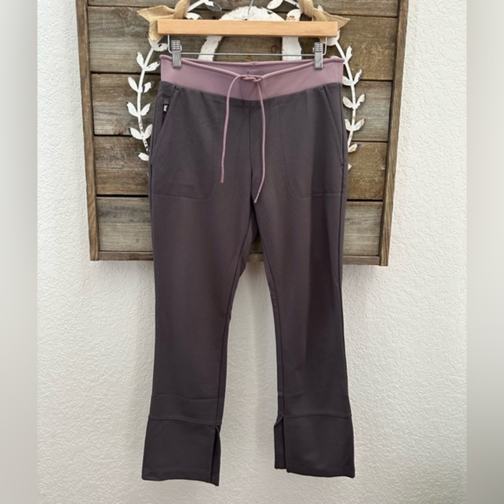 Athleta Hermosa pant Shale gray purple ladiesβ size Small Petite